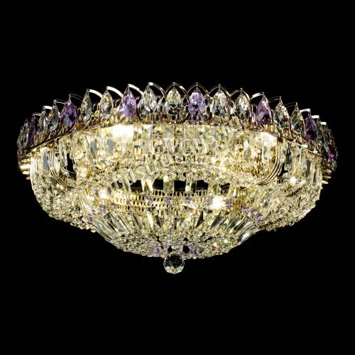 Люстра Кольцо Классика Пластинка фиолетовая в Саратове Гусь Хрустальный