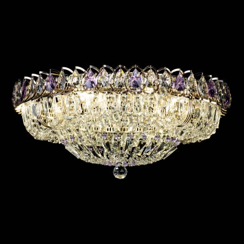 Люстра Кольцо Классика Пластинка фиолетовая в Саратове Гусь Хрустальный