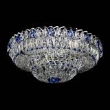 Люстра Кольцо Пластинка 600 мм синяя в Саратове