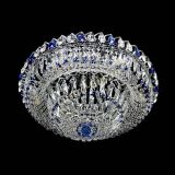 Люстра Кольцо Пластинка 600 мм синяя в Саратове