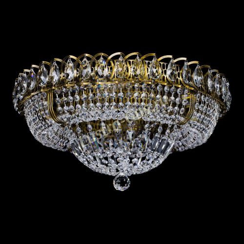 Люстра Кольцо Классика под бронзу 6 ламп в Саратове Гусь Хрустальный