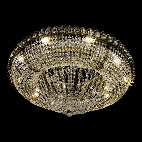 Люстра Кольцо Классика 10 ламп под бронзу в Саратове Гусь Хрустальный