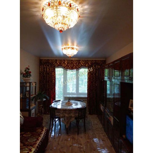 Люстра Кольцо Классика чайная в Саратове Гусь Хрустальный