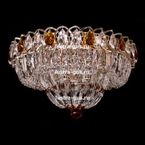 Люстра Кольцо Классика Пластинка цветная в Саратове Гусь Хрустальный