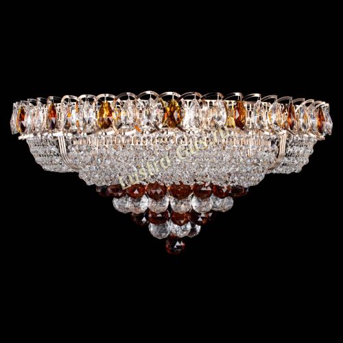 Люстра Кольцо пирамида шар 40 мм чайный в Саратове Гусь Хрустальный