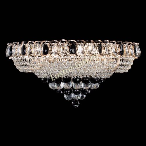 Люстра Кольцо пирамида шар 40 мм черная в Саратове Гусь Хрустальный