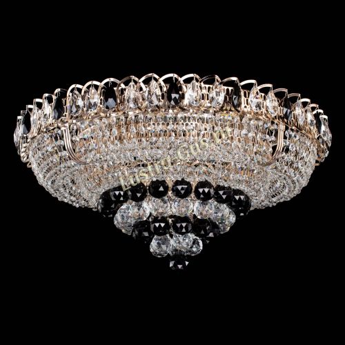 Люстра Кольцо пирамида шар 40 мм черная в Саратове Гусь Хрустальный