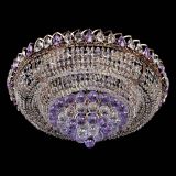 Люстра Кольцо пирамида шар 40 мм фиолетовая в Саратове