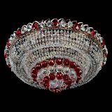 Люстра Кольцо пирамида шар 40 мм красная в Саратове