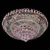 Люстра Кольцо пирамида шар 40 мм розовая в Саратове