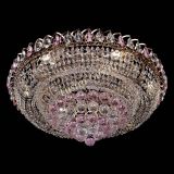 Люстра Кольцо пирамида шар 40 мм розовая в Саратове