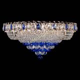 Люстра Кольцо пирамида шар 40 мм синяя в Саратове