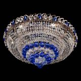 Люстра Кольцо пирамида шар 40 мм синяя в Саратове