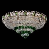 Люстра Кольцо пирамида шар 40 мм зеленая в Саратове