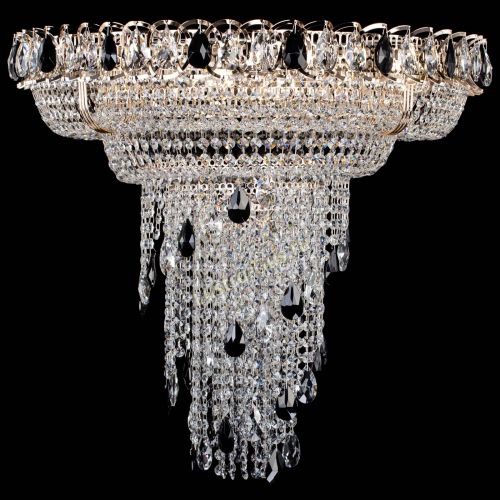 Люстра Кольцо №10 черная в Саратове Гусь Хрустальный