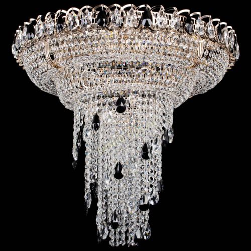 Люстра Кольцо №10 черная в Саратове Гусь Хрустальный