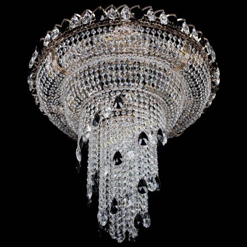 Люстра Кольцо №10 черная в Саратове Гусь Хрустальный