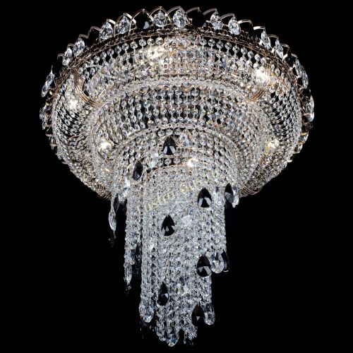 Люстра Кольцо №10 черная в Саратове Гусь Хрустальный