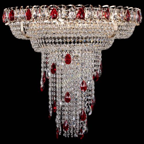 Люстра Кольцо №10 красная в Саратове Гусь Хрустальный