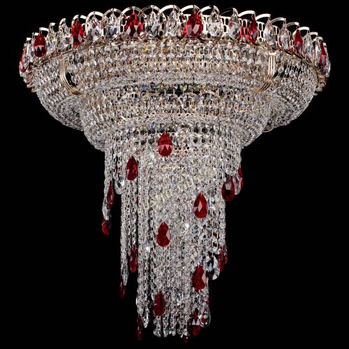 Люстра Кольцо №10 красная в Саратове Гусь Хрустальный