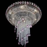 Люстра Кольцо №10 розовая в Саратове