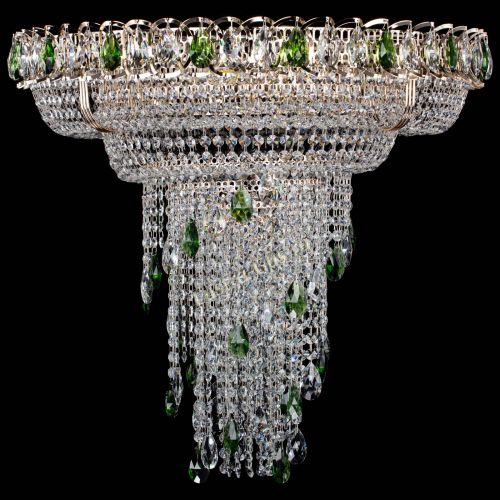 Люстра Кольцо №10 зеленая в Саратове Гусь Хрустальный