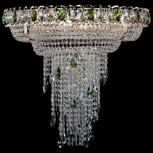 Люстра Кольцо №10 зеленая в Саратове Гусь Хрустальный