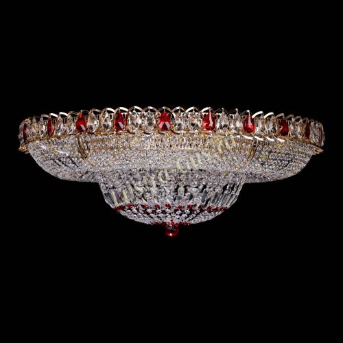 Люстра Кольцо Классика красное 800 мм  в Саратове Гусь Хрустальный