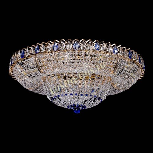 Люстра Кольцо Классика синее 800 мм  в Саратове Гусь Хрустальный