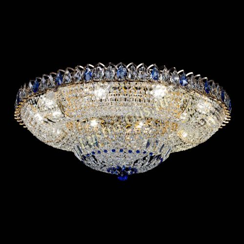 Люстра Кольцо Классика синее 800 мм  в Саратове Гусь Хрустальный