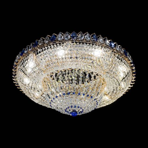 Люстра Кольцо Классика синее 800 мм  в Саратове Гусь Хрустальный