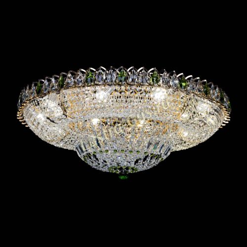 Люстра Кольцо Классика зеленое 800 мм  в Саратове Гусь Хрустальный