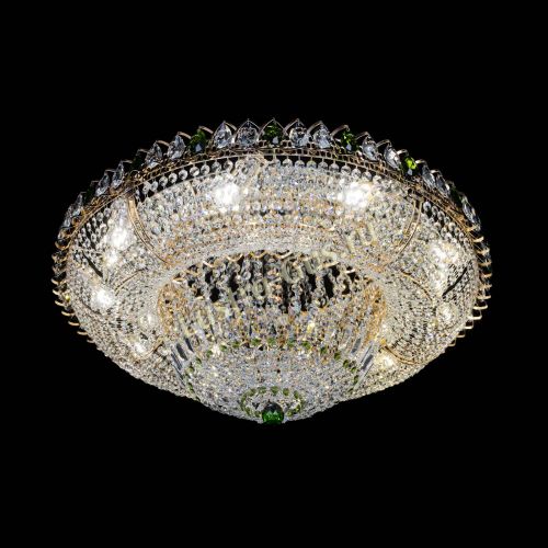 Люстра Кольцо Классика зеленое 800 мм  в Саратове Гусь Хрустальный