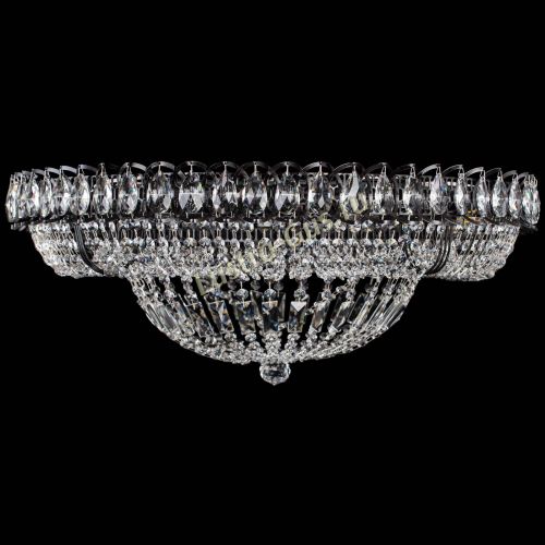 Люстра Кольцо Классика №8 Черная в Саратове Гусь Хрустальный