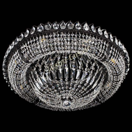 Люстра Кольцо Классика №8 Черная в Саратове Гусь Хрустальный