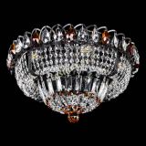 Люстра Кольцо Классика Черная с чайными подвесками в Саратове