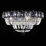 Люстра Кольцо Классика Черная с черными подвесками в Саратове