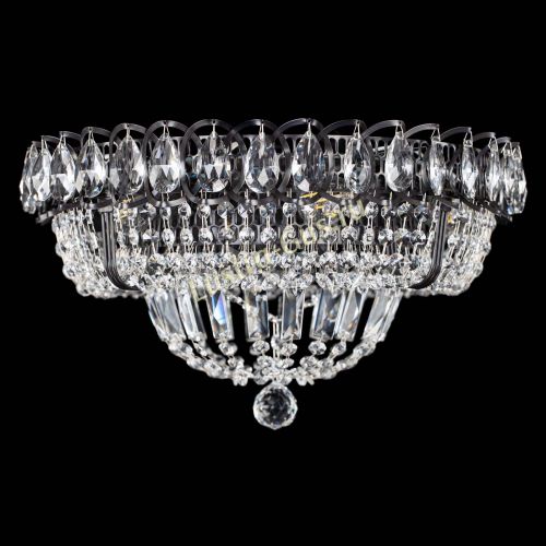 Люстра Кольцо Классика Черная в Саратове Гусь Хрустальный