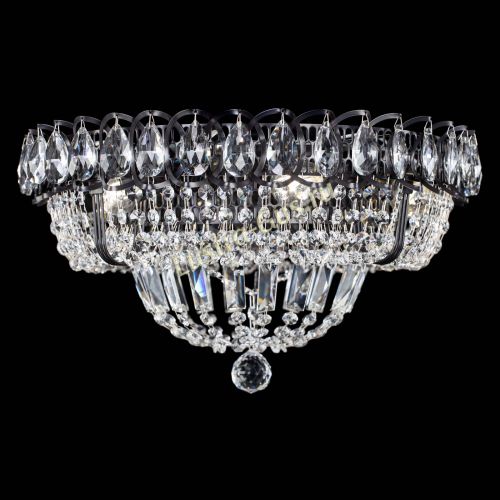 Люстра Кольцо Классика Черная в Саратове Гусь Хрустальный