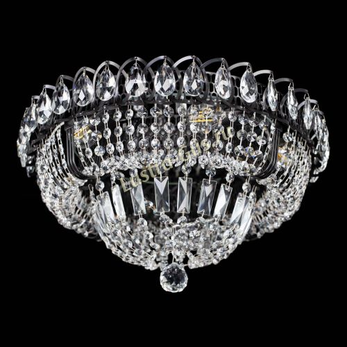 Люстра Кольцо Классика Черная в Саратове Гусь Хрустальный