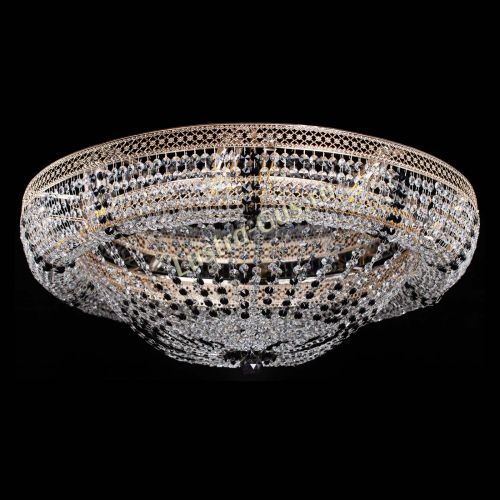 Люстра Кольцо Классика Венеция черная в Саратове Гусь Хрустальный