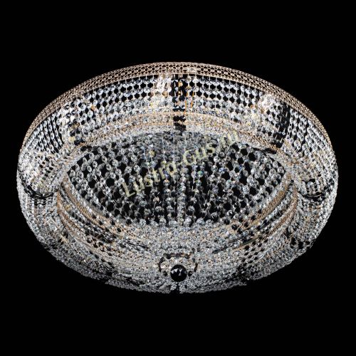 Люстра Кольцо Классика Венеция черная в Саратове Гусь Хрустальный