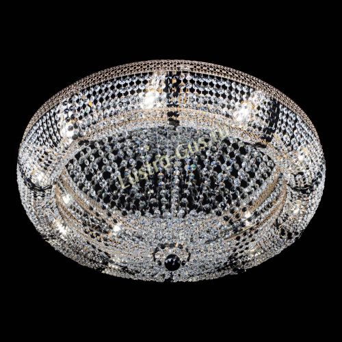 Люстра Кольцо Классика Венеция черная в Саратове Гусь Хрустальный