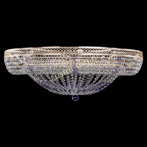 Люстра Кольцо Классика Венеция фиолетовая в Саратове Гусь Хрустальный