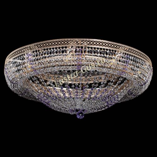 Люстра Кольцо Классика Венеция фиолетовая в Саратове Гусь Хрустальный