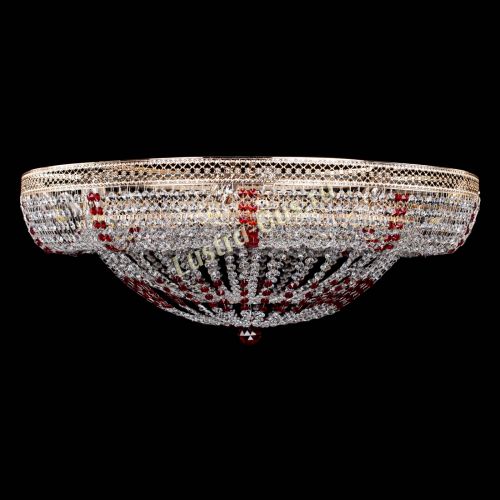 Люстра Кольцо Классика Венеция красная в Саратове Гусь Хрустальный