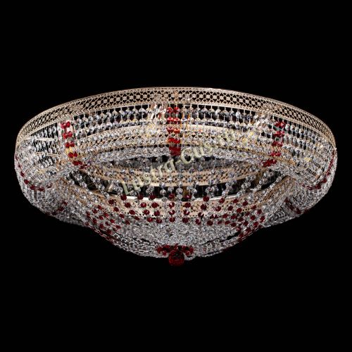 Люстра Кольцо Классика Венеция красная в Саратове Гусь Хрустальный