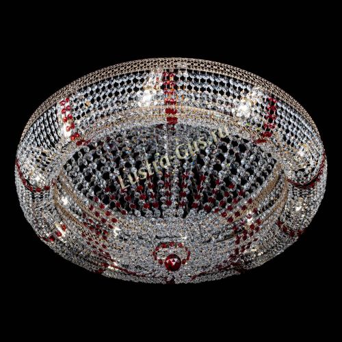 Люстра Кольцо Классика Венеция красная в Саратове Гусь Хрустальный