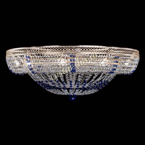 Люстра Кольцо Классика Венеция синяя в Саратове Гусь Хрустальный