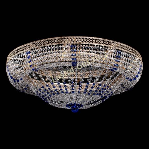 Люстра Кольцо Классика Венеция синяя в Саратове Гусь Хрустальный